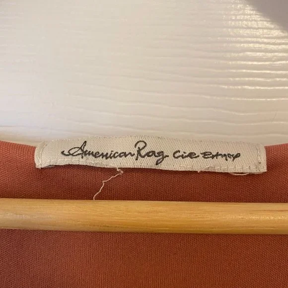 American Rag Burgundy Lace Dress 1X - Picture 2 of 4